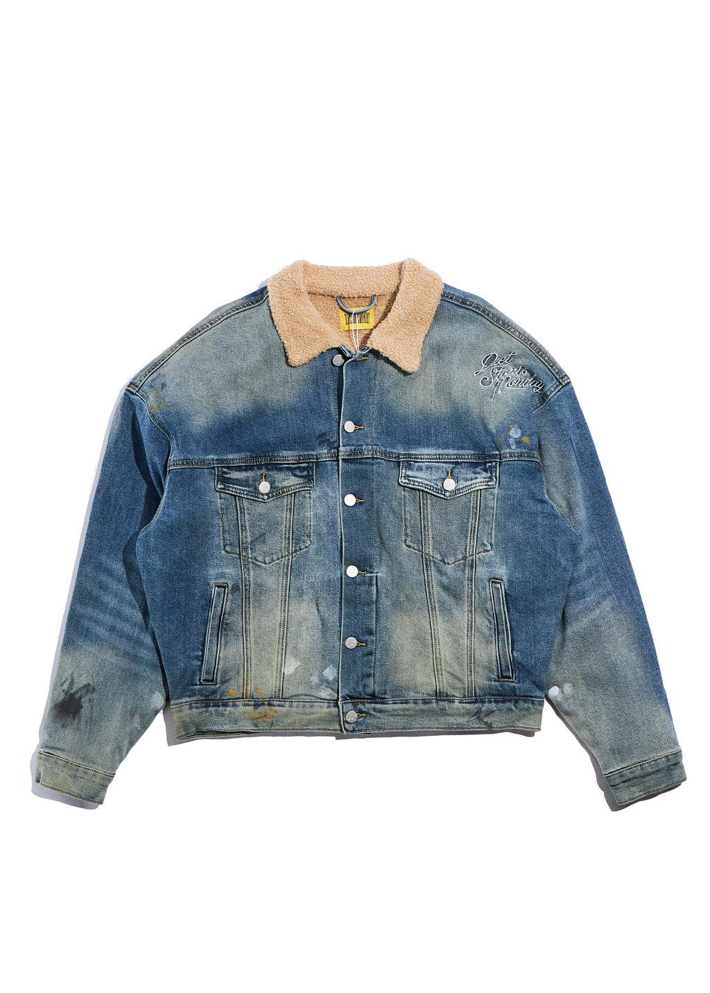 Logo Back Denim Trucker Jacket