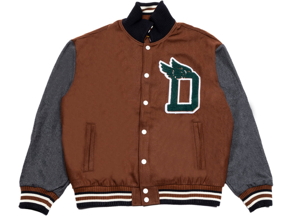 Wings Wool Blend Varsity Jacket