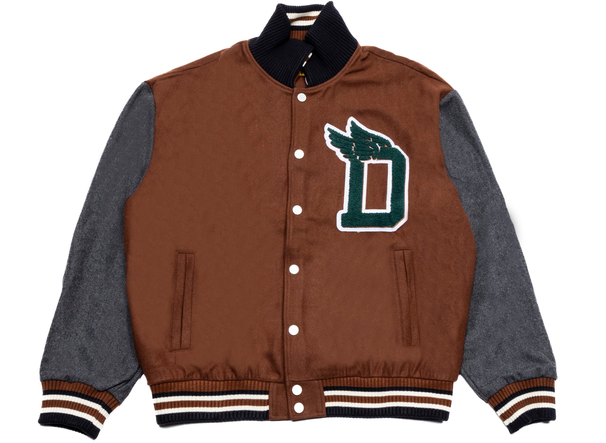 Wings Wool Blend Varsity Jacket