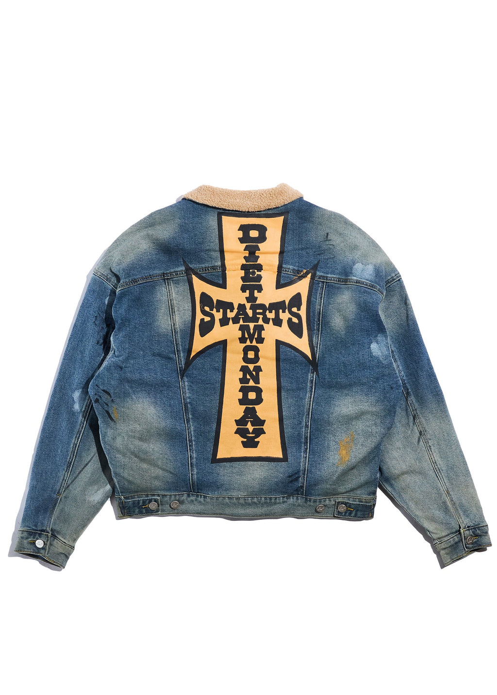 Logo Back Denim Trucker Jacket