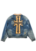 Logo Back Denim Trucker Jacket
